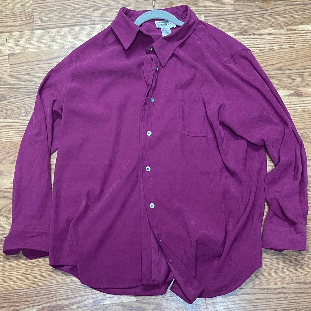 Main Street blues plum vintage shirt